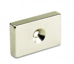 

Magnes Neodymowy prostokątny z otworem 20x10x5mm