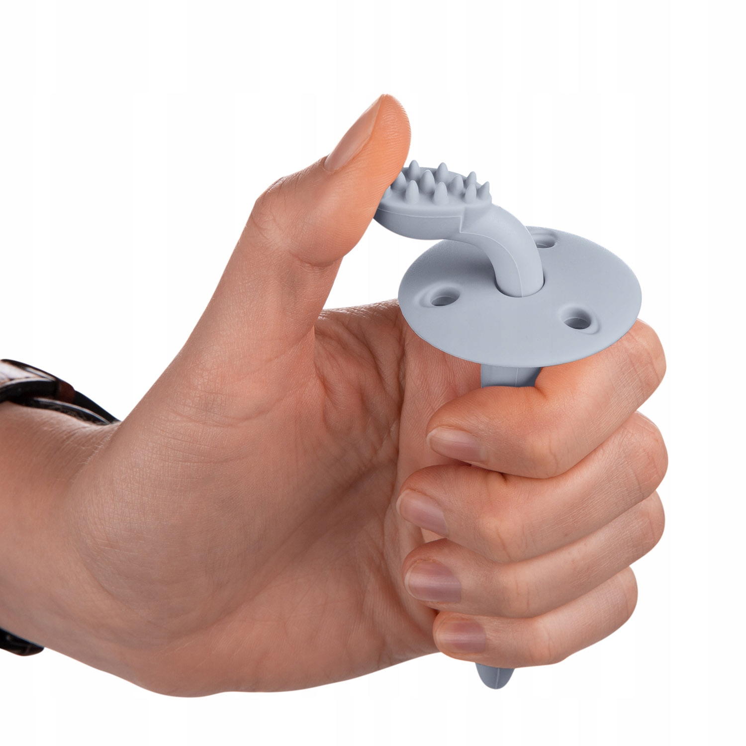 CANPOL SZCZOTECZKA GRYZKA Z OGRANICZNIKIEM 0m+ Kod producenta 51/500_blu