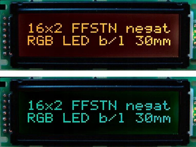 

Art New LCD 2x16-Q NISKI=30mm (rgb/kk Ffstn Led)