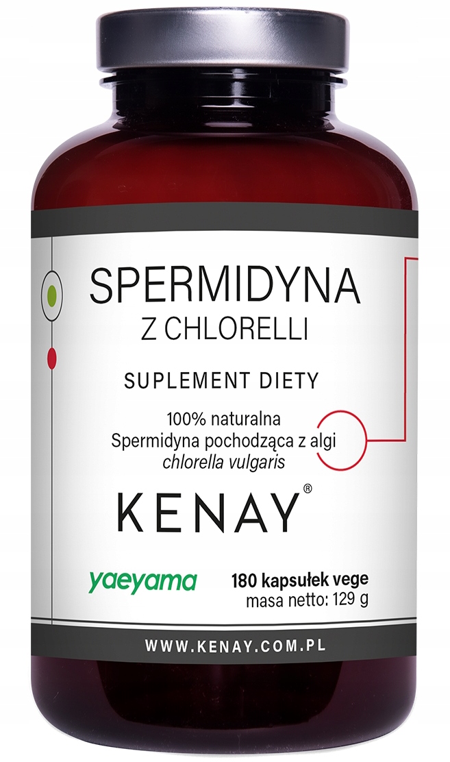 Kenay Spermidyna Z Chlorelli 100% Naturalna z alg Autofagia
