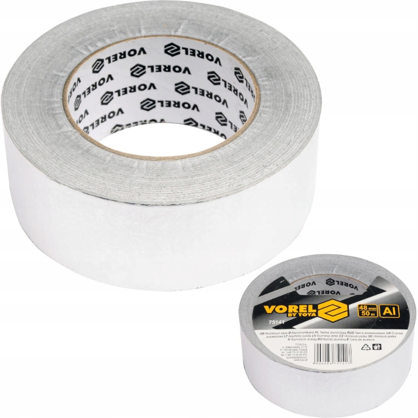 Taśma samowulkanizująca Vorel 48 mm x 50 m - Sklep, Opinie, Cena w Allegro