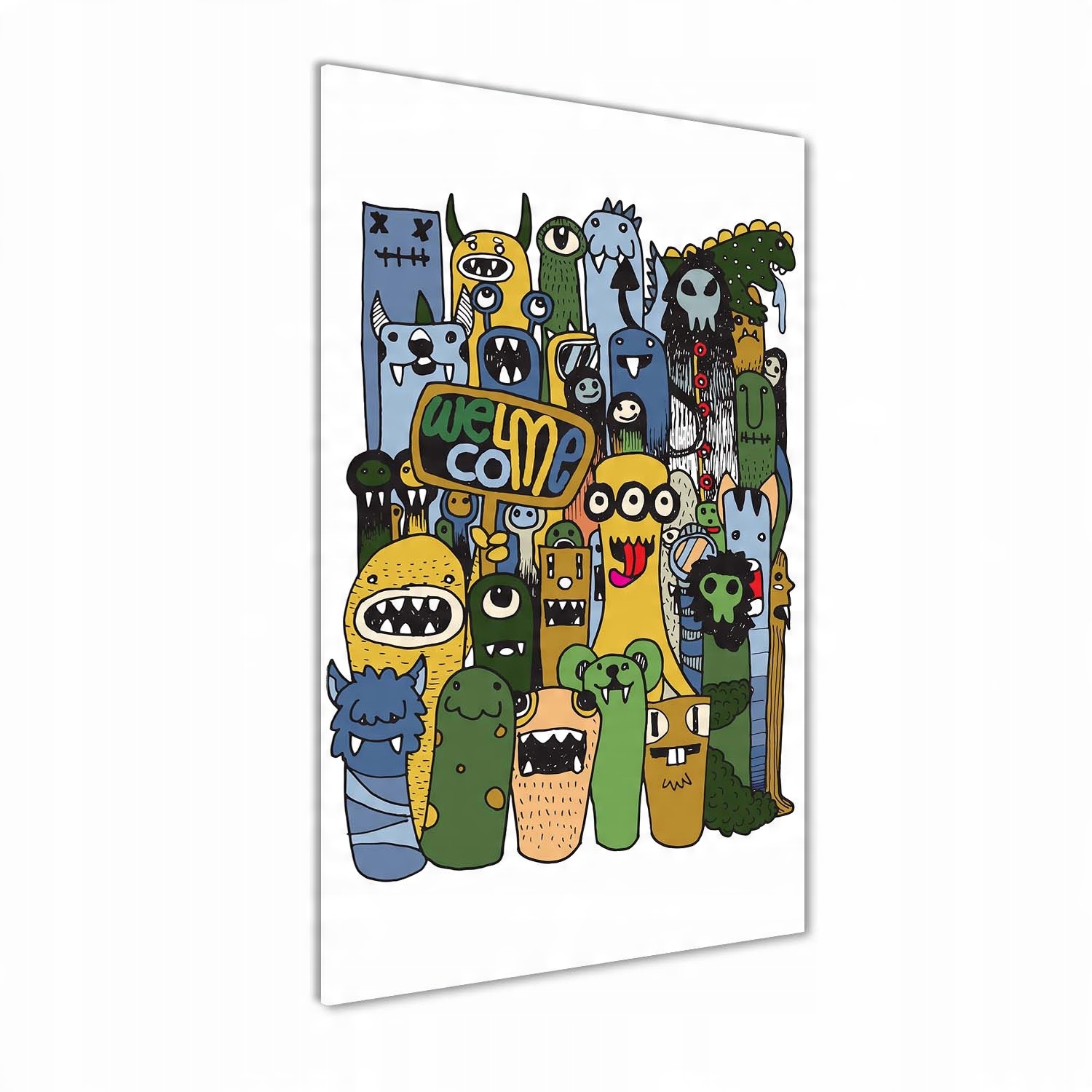 

Foto obraz szkło akrylowe Szalone potwory 70x140cm