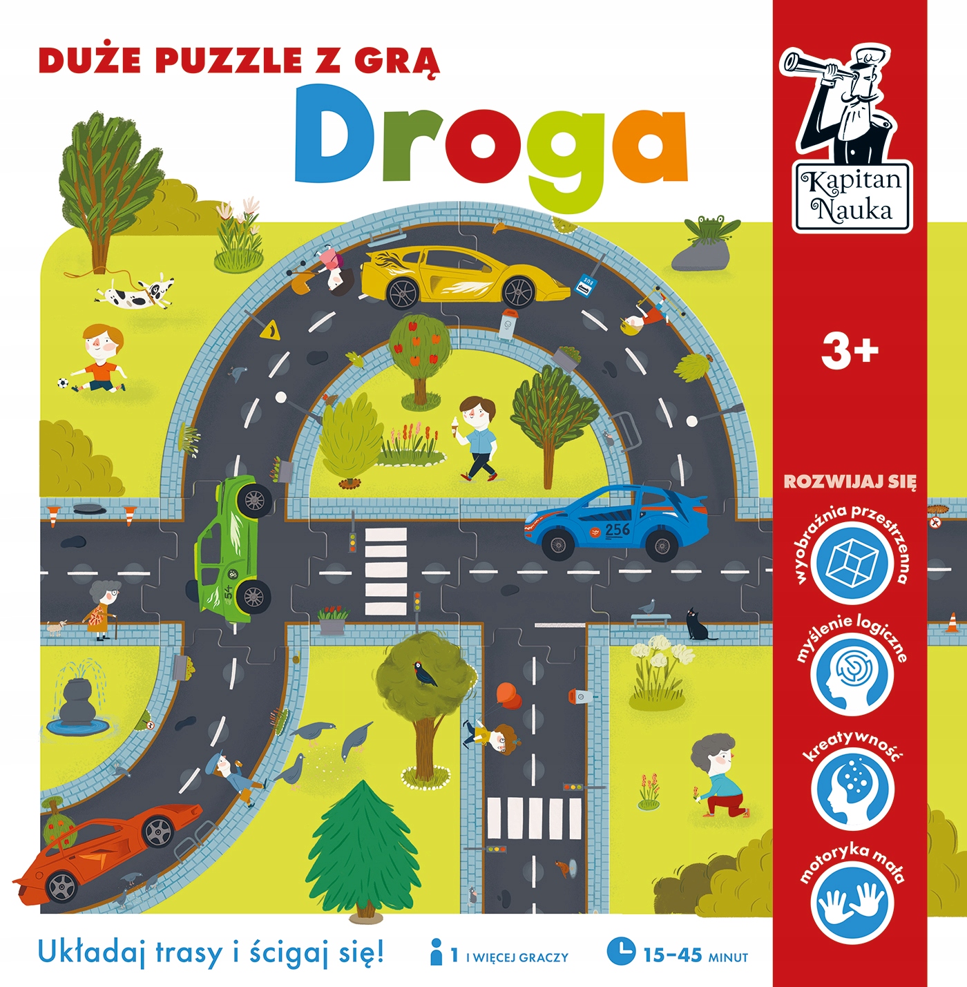

Kapitan Nauka. Droga. Duże puzzle z grą