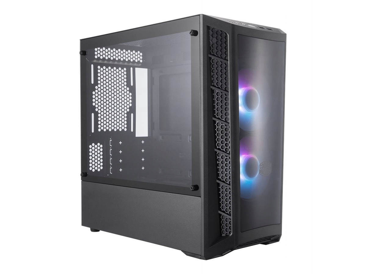 Cooler Master MasterBox MB320L Argb Czarny Mini Tower Zasilacz w zest