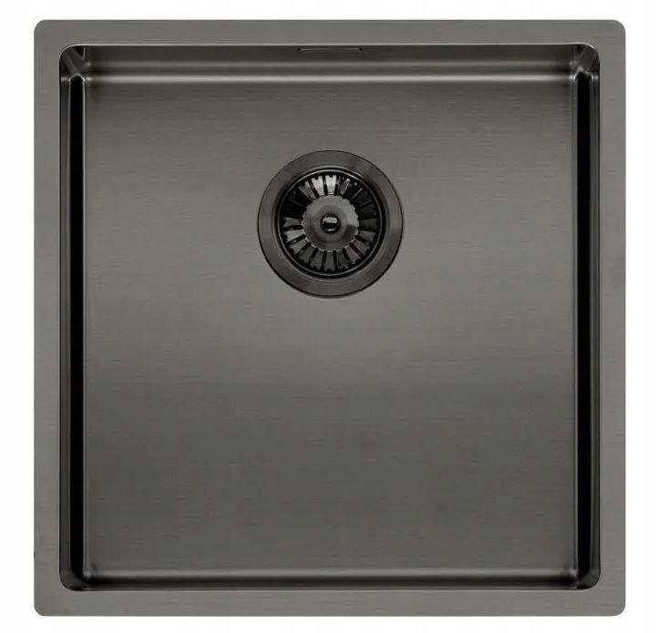 Zlew jednokomorowy Reginox Miami 40x40 stal Gun Metal R30691
