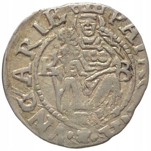 62157. Węgry, denar 1576r. (0,52g/15mm)