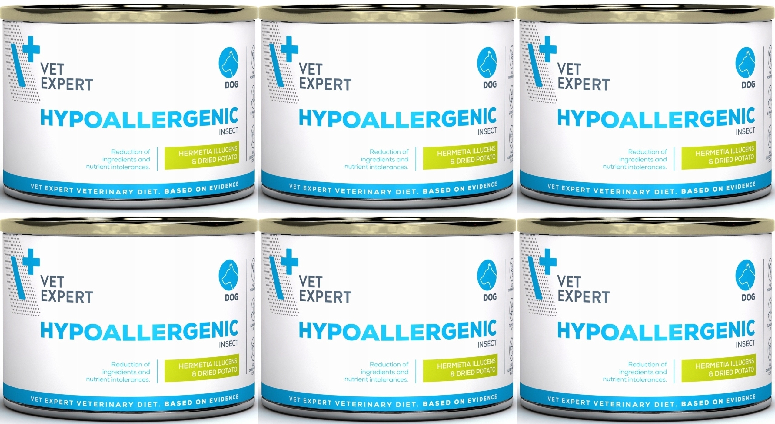 Levně 4T VetExpert Dog Hypoalergenní Hmyzí konzerva pro psy 6 x 190 g