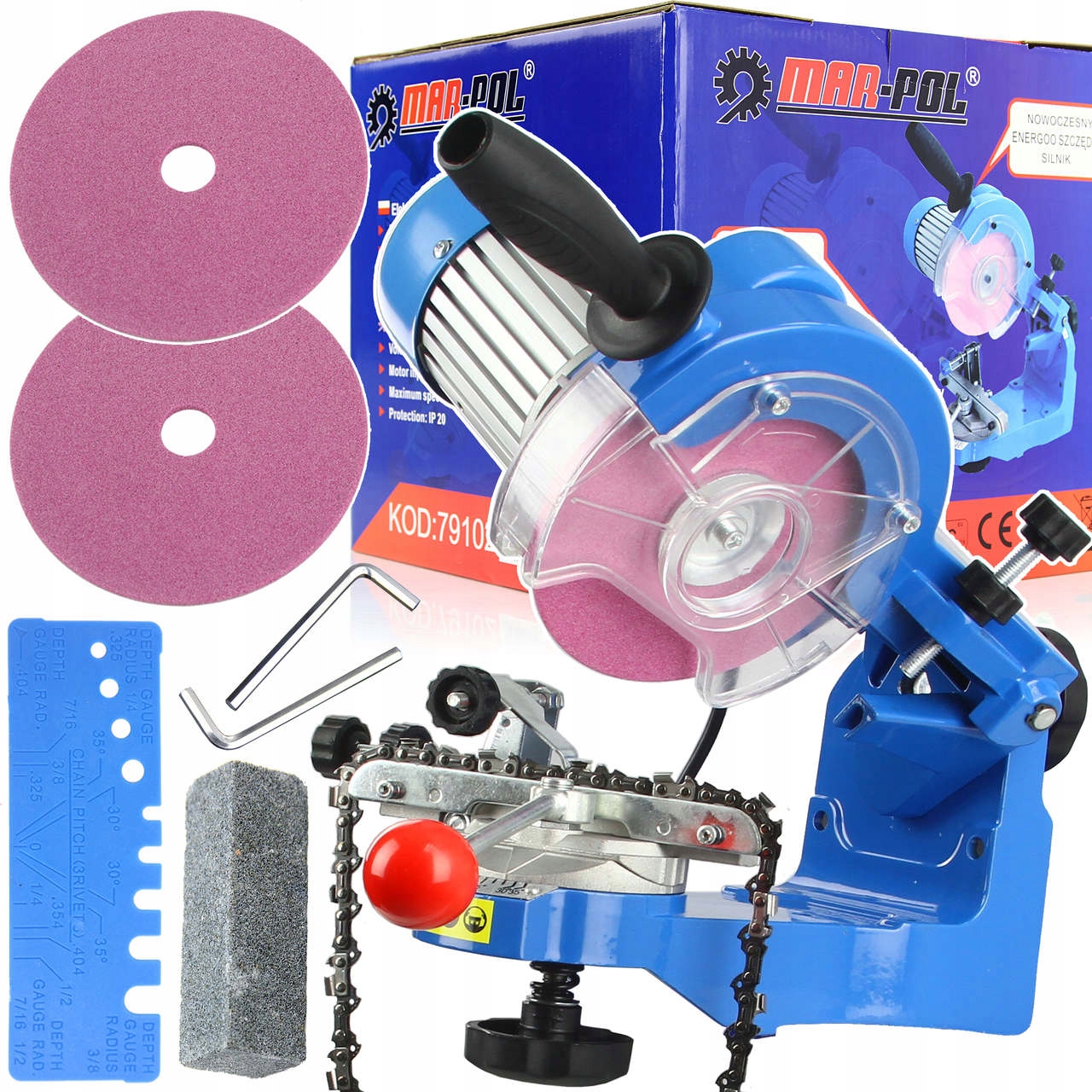 Elektrický Brousek Na Řetězy FY-230S S Kuličkou