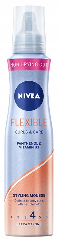 

Pianka do włosów kręconych Nivea Flexible Curls