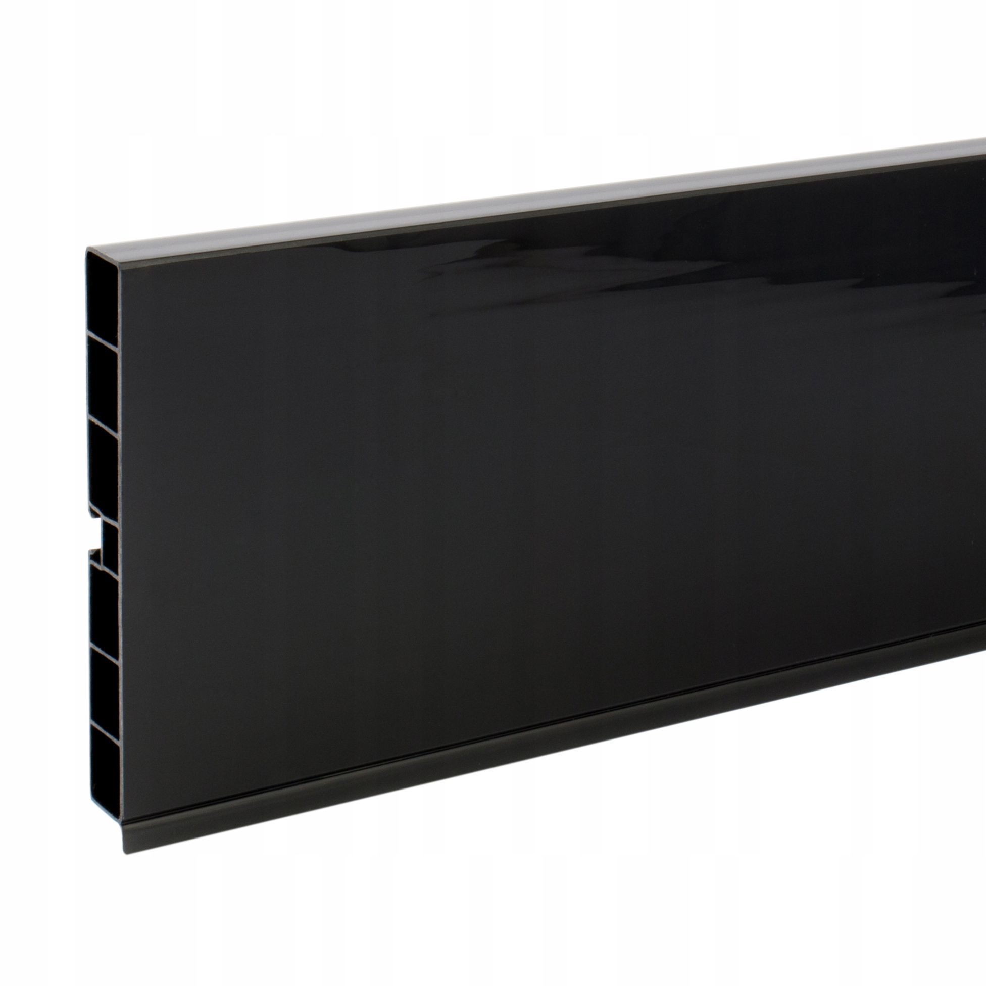 Cokół Meblowy Maskujący Kuchenny Pcv Listwa 100mm czarny 2x1,5m 1 łącznik