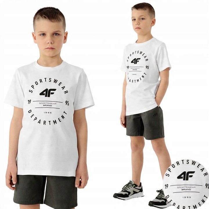 

Koszulka Chłopięca 4F T-shirt Bawełna 146