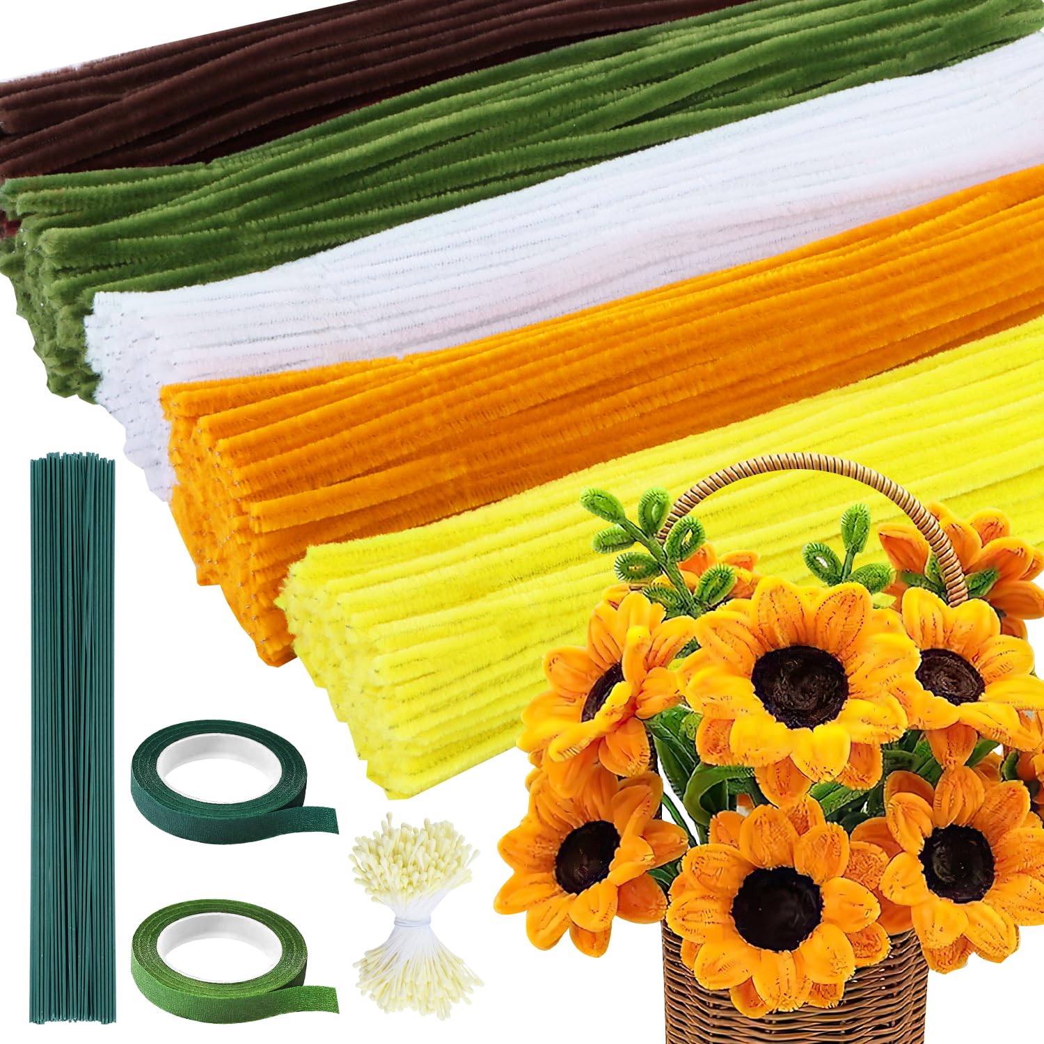 Sada Pro Vytváření Květin Z Kreativních Drátků 500 Dílků Diy