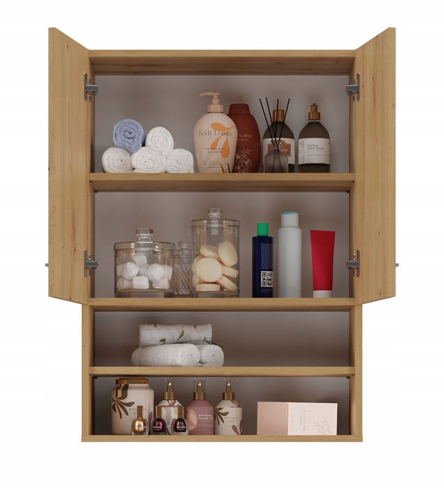 SZAFKA NAD PRALKE POLA MINI DK DĄB ARTISAN Szerokość mebla 64 cm