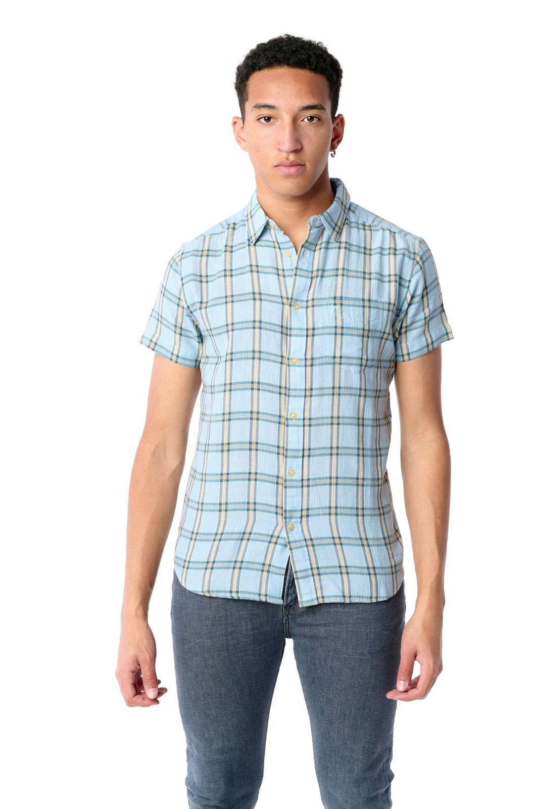 

Wrangler Ss 1PKT Shirt Cerulean W58606EVT XL