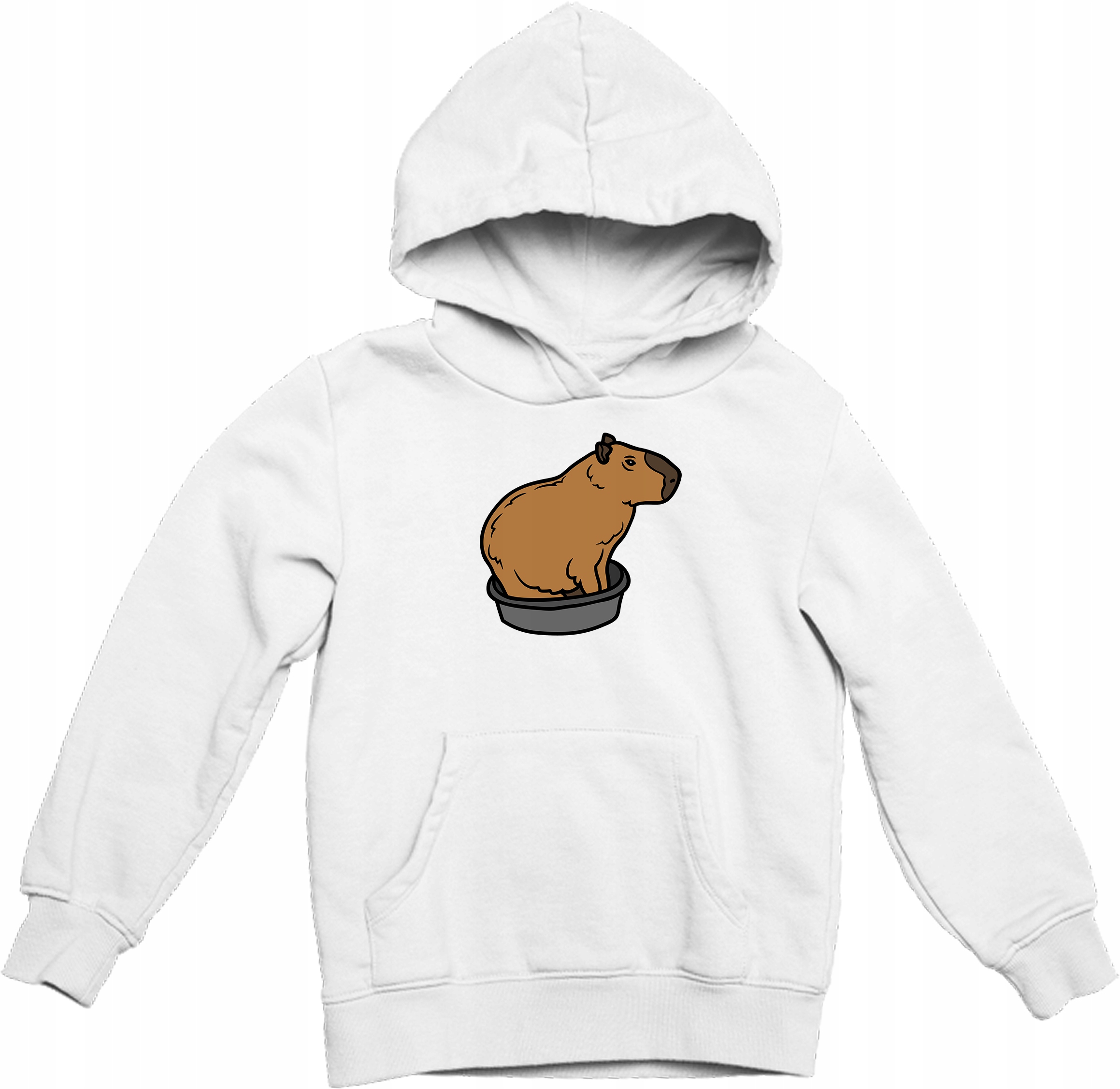 

Bluza Z Kapturem Kapibara Fana Biała 6 XL