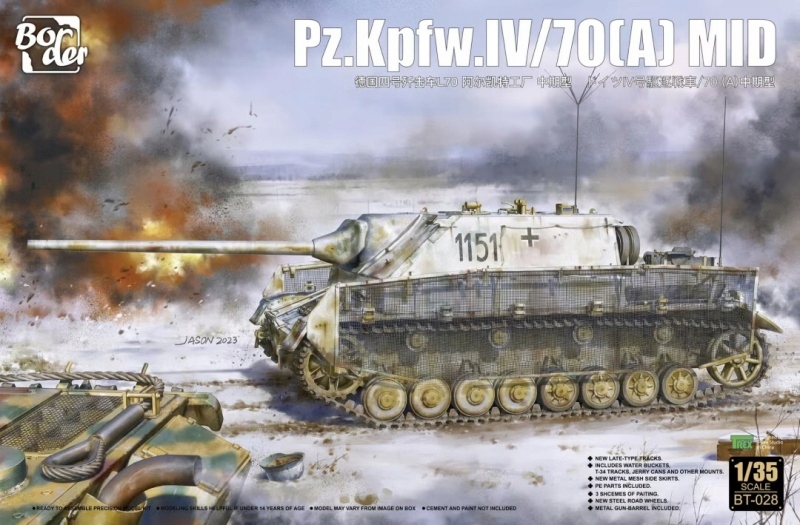 Border Model BT-028 Pz. Kpfw. IV/70 (a) Střed