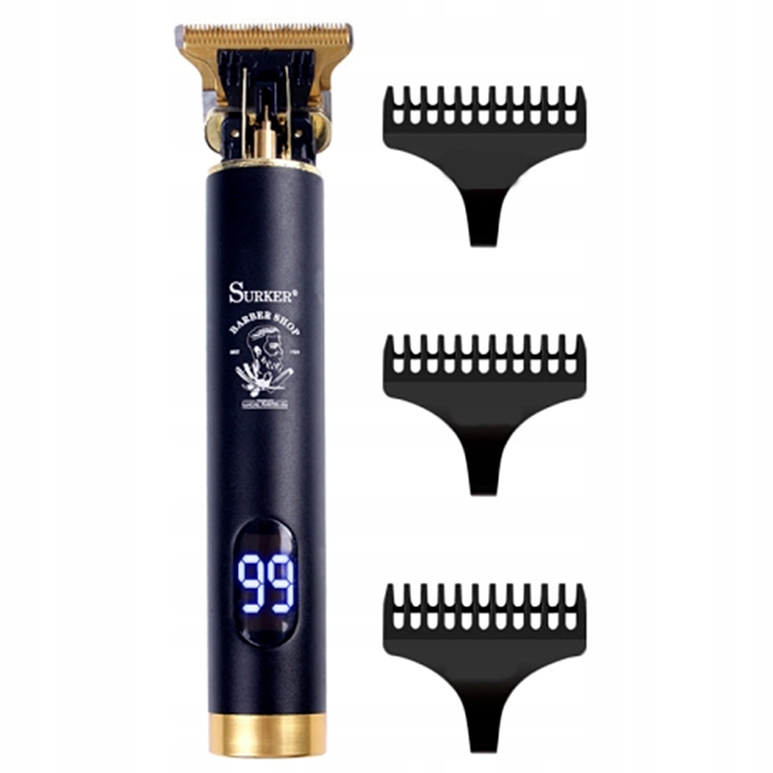 MASZYNKA DO GOLENIA BRODY WŁOSÓW GŁOWY STRZYŻENIA TRYMER LED Z NASADKAMI Kod producenta TRYMER GOLARKA DO WŁOSÓW