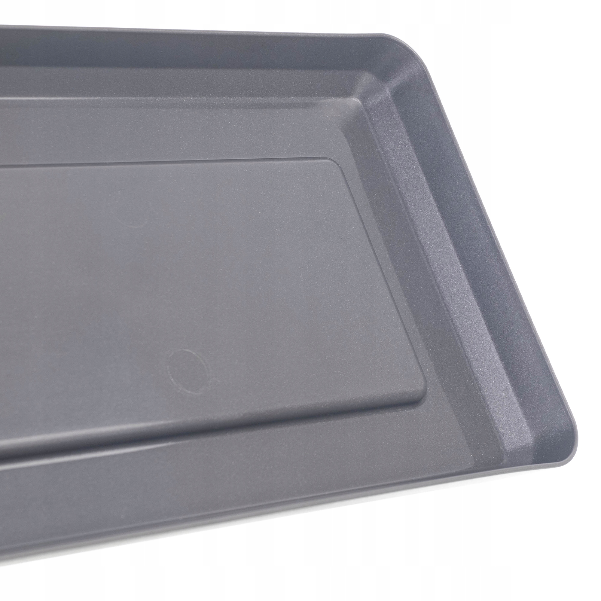 PODSTAWKA POD DONICZKĘ DONICĘ 50cm TACKA PROSTOKĄTNA ANTRACYT PLASTIKOWA Długość 50 cm