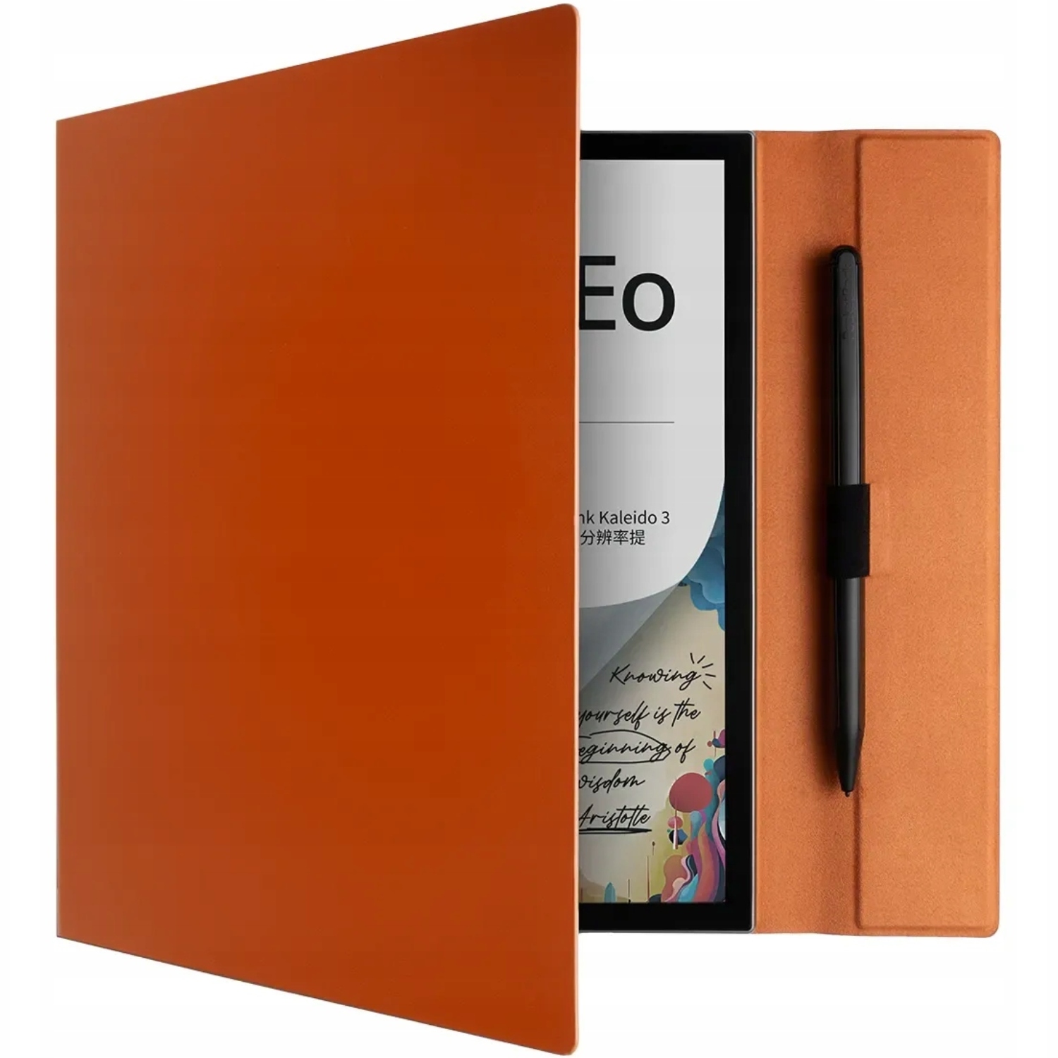 Etui PocketBook InkPad Eo Flip Magnetyczne Brązowe Skóra Uchwyt na Rysik