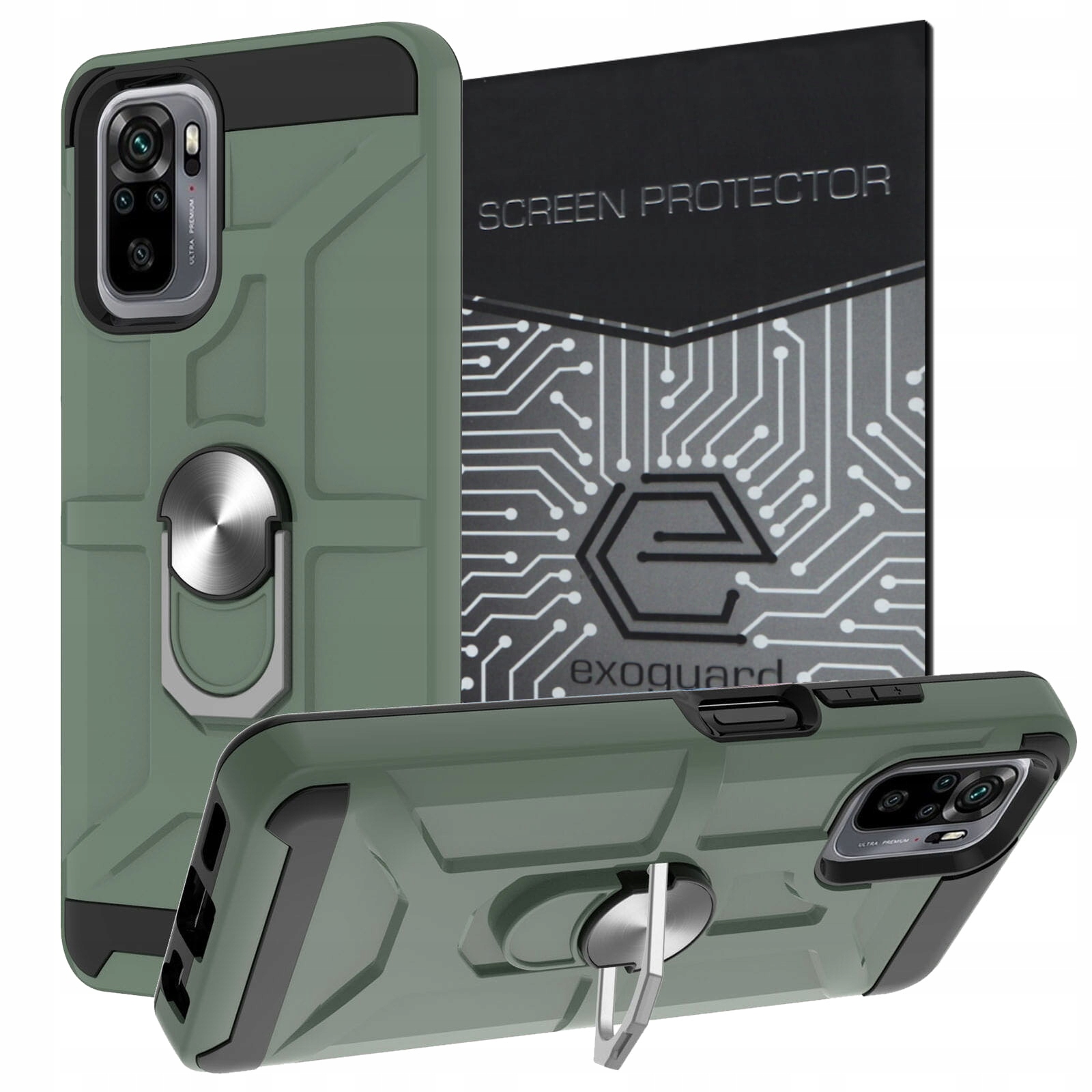 

Etui Pancerne+szkło do Xiaomi Redmi Note 10 10S