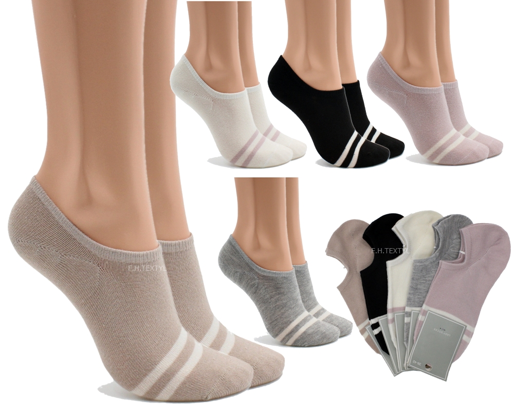 

5X Bawełniane skarpetki damskie stopki 39-42