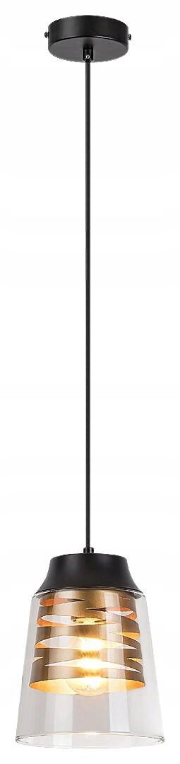 Závěsná lampa s stínítkem E27 1x60W černá matná 3543 Zenaida Rabalux