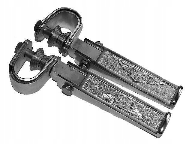 PG-018 - МЕТАЛЛИЧЕСКИЕ ПОДНОЖКИ ДЛЯ GMOLE 28 ММ 32 ММ - V-TWIN