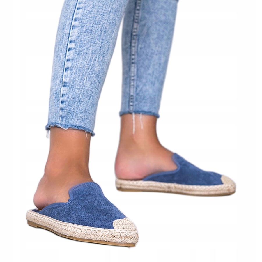 

Niebieskie Skóra ekologiczna Buty Kobiety r.38