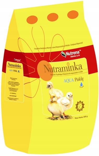 witaminy dla PISKLĄT KURCZĄT NUTRAMINKA AQUA 0,5KG