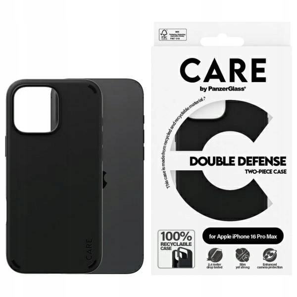 Pouzdro Pouzdro by PanzerGlass Feature Double Defense pro iPhone 16 Pro Max 6.9