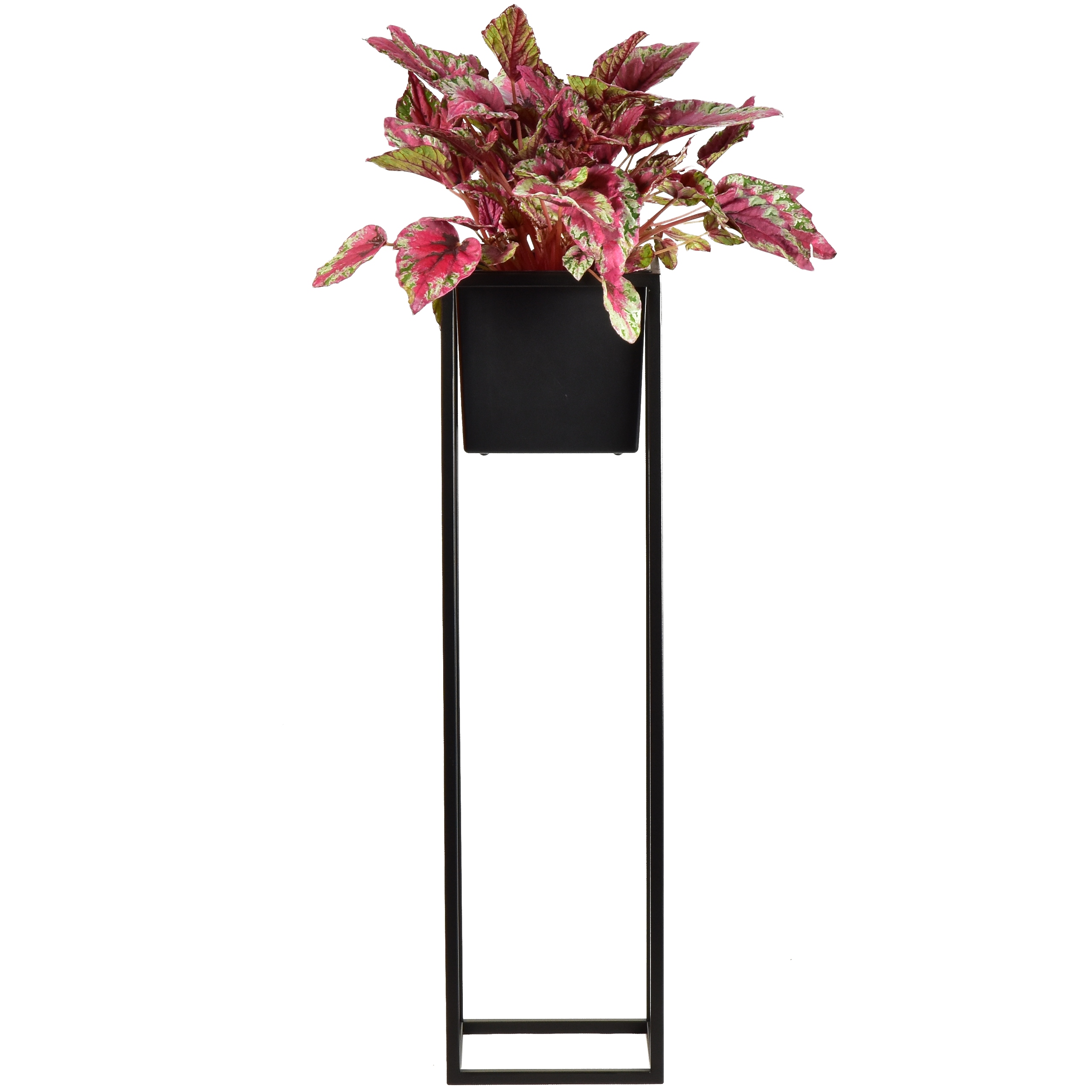 KWIETNIK STOJĄCY STOJAK METALOWY PÓŁKI NA KWIATY ROŚLINY LOFT DESIGM M 75cm Kod producenta KWM759005