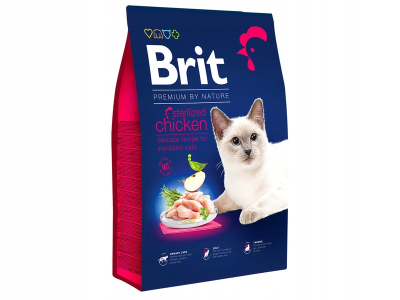 Karma dla kota Brit Premium Sterilized Kurczak 8kg