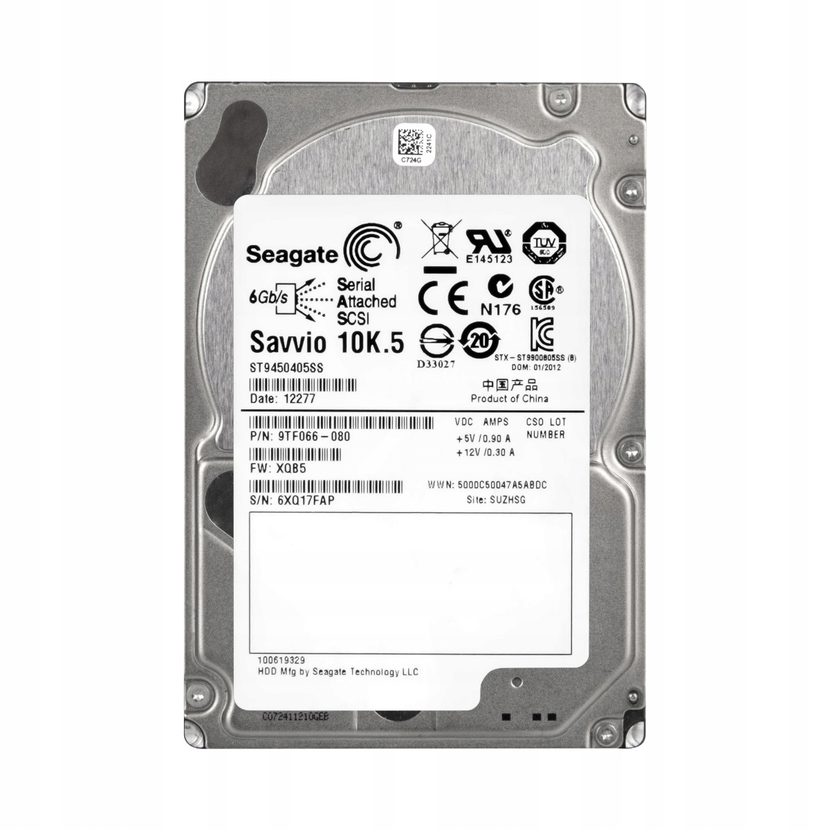 

Seagate 450GB 10K 64MB SAS-2 2.5'' ST9450405SS