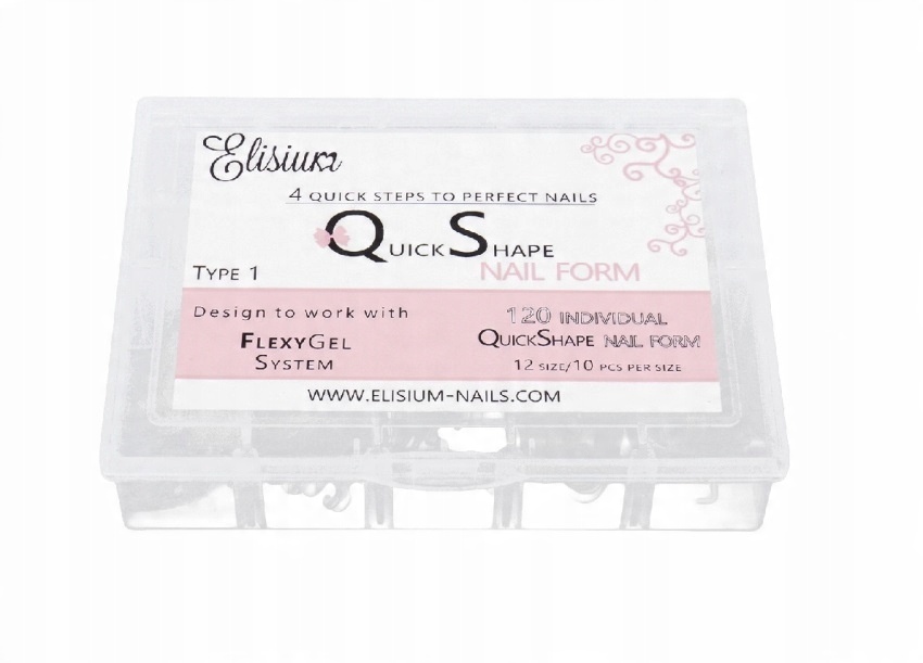 

Elisium Quick Shape Typ 1 formy do przedłużania