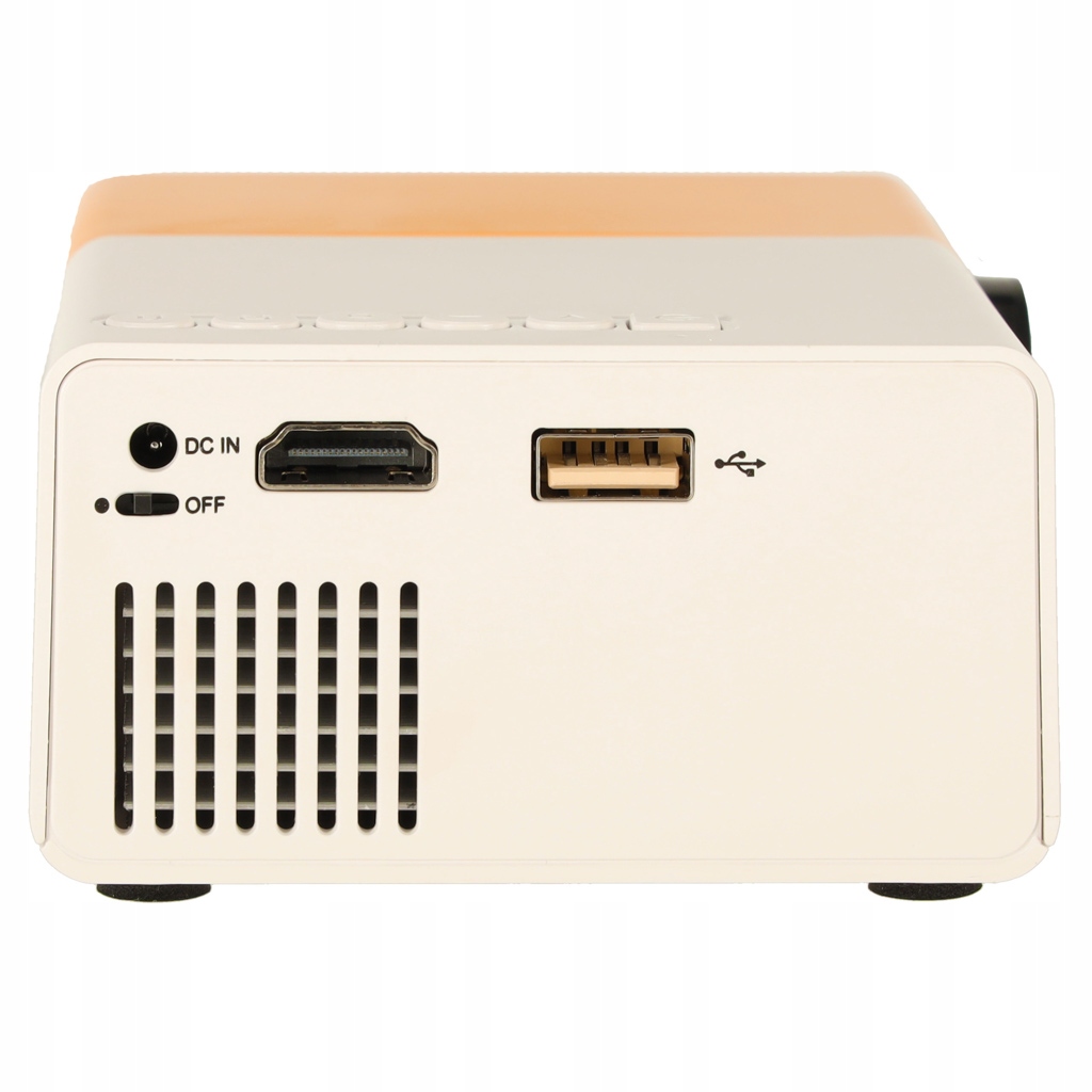 Mini projektor rzutnik przenośny Led Tft LCD 1920x1080 24-60" Usb Hdmi 12V