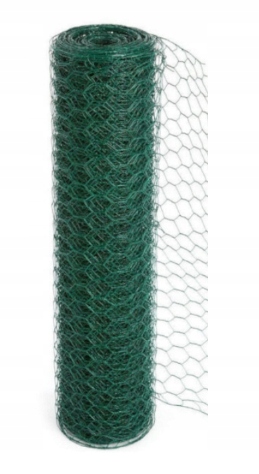 Chovatelská voliérová plotová síť 1 m x 25 m očko 25 mm potažený drát