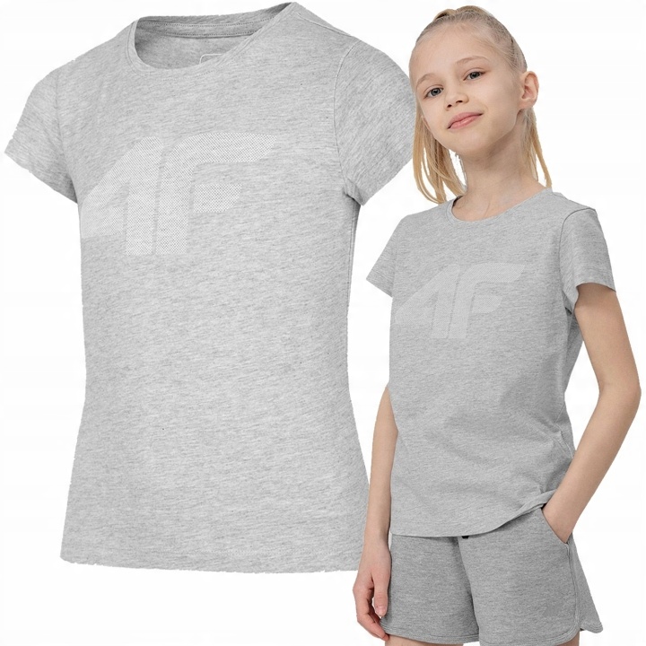 

4F Koszulka Dziewczęca T Shirt Bawełniana