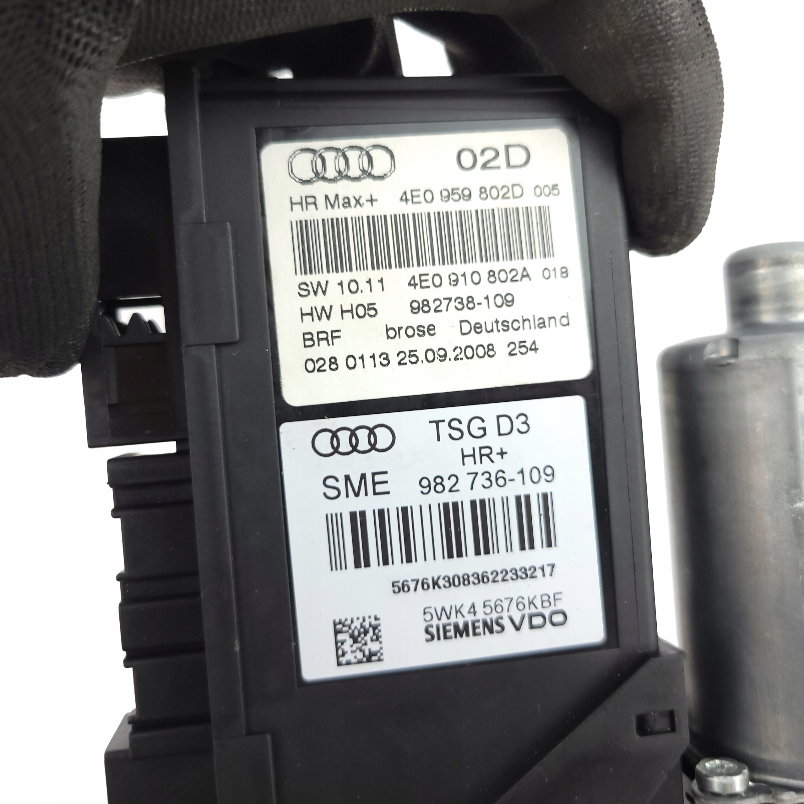 AUDI A8 D3 LIFT mini motor windows rear rear part right 4E0959802D