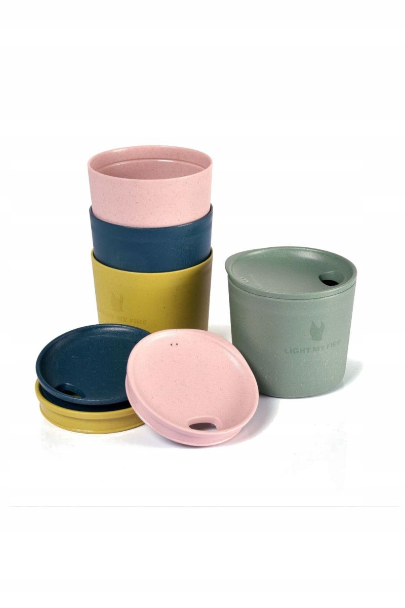 Light My Fire Sada turistických hrnků Mycup'N Lid Short 4 Pak