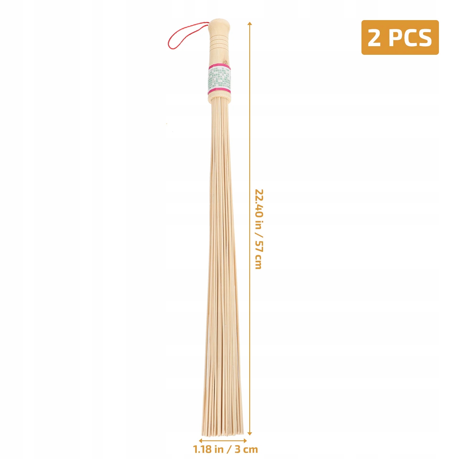 Muscle Roller Stick Bamboo Silk 2 szt Marka inna