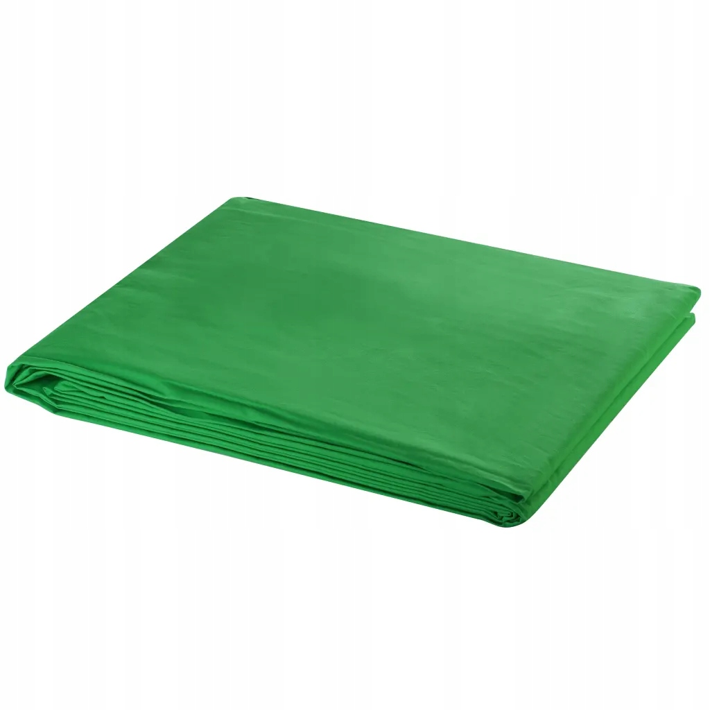 Tło fotograficzne Chroma Key, 100% bawełna, zielone, 300x300 cm