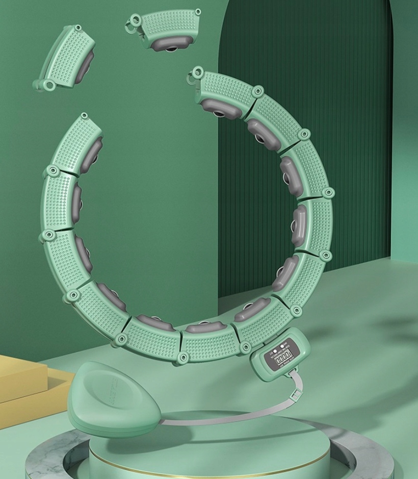 OUTLET KOŁO HULA HOOP SMART MASAŻER LICZNIK OBCIĄŻNIK Rodzaj z kulkami
