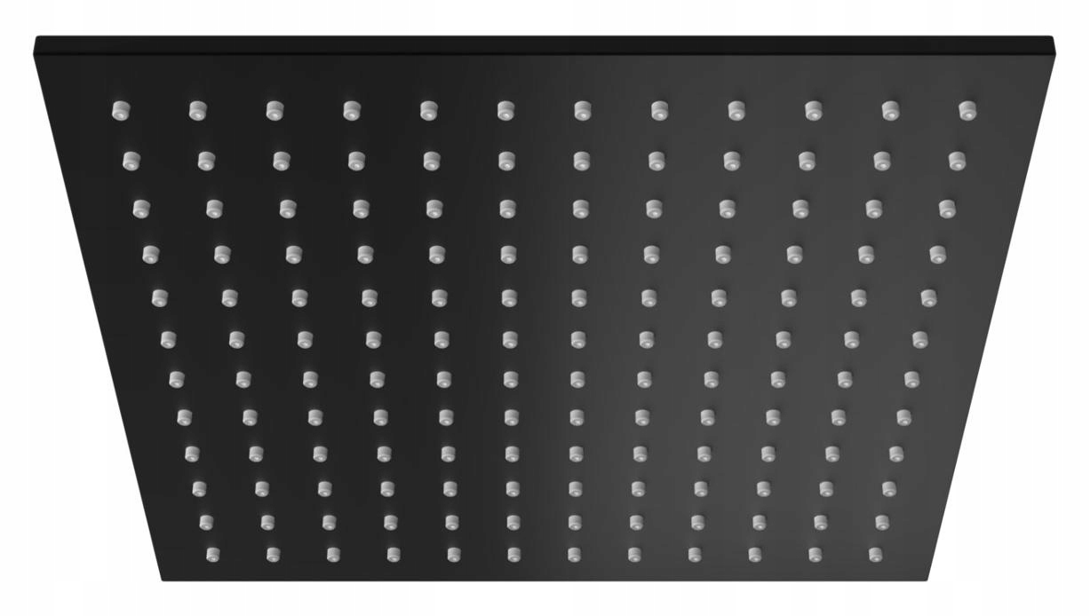 Štvorcová Dažďová Sprcha 30X30 Čierna Kohlman Q30EB