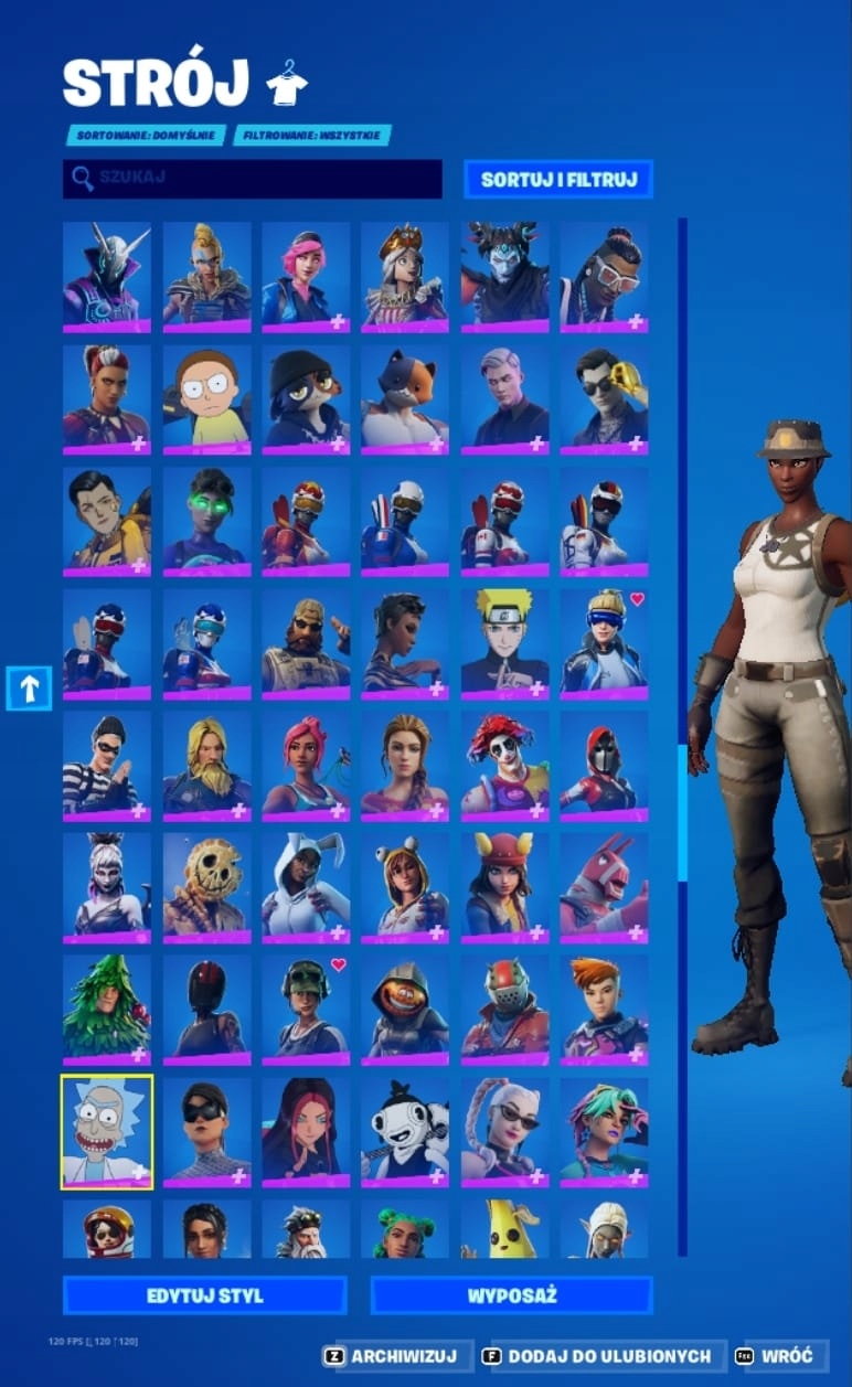 FORTNITE KONTO TRAVIS BLACK KNIGHT IKONIK GALAXY Platforma PC