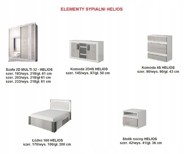 Komoda 4S HELIOS Kod producenta 0196