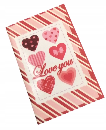 Notes kieszonkowy notesik na WALENTYNKI wzór mini prezent Kod producenta 1