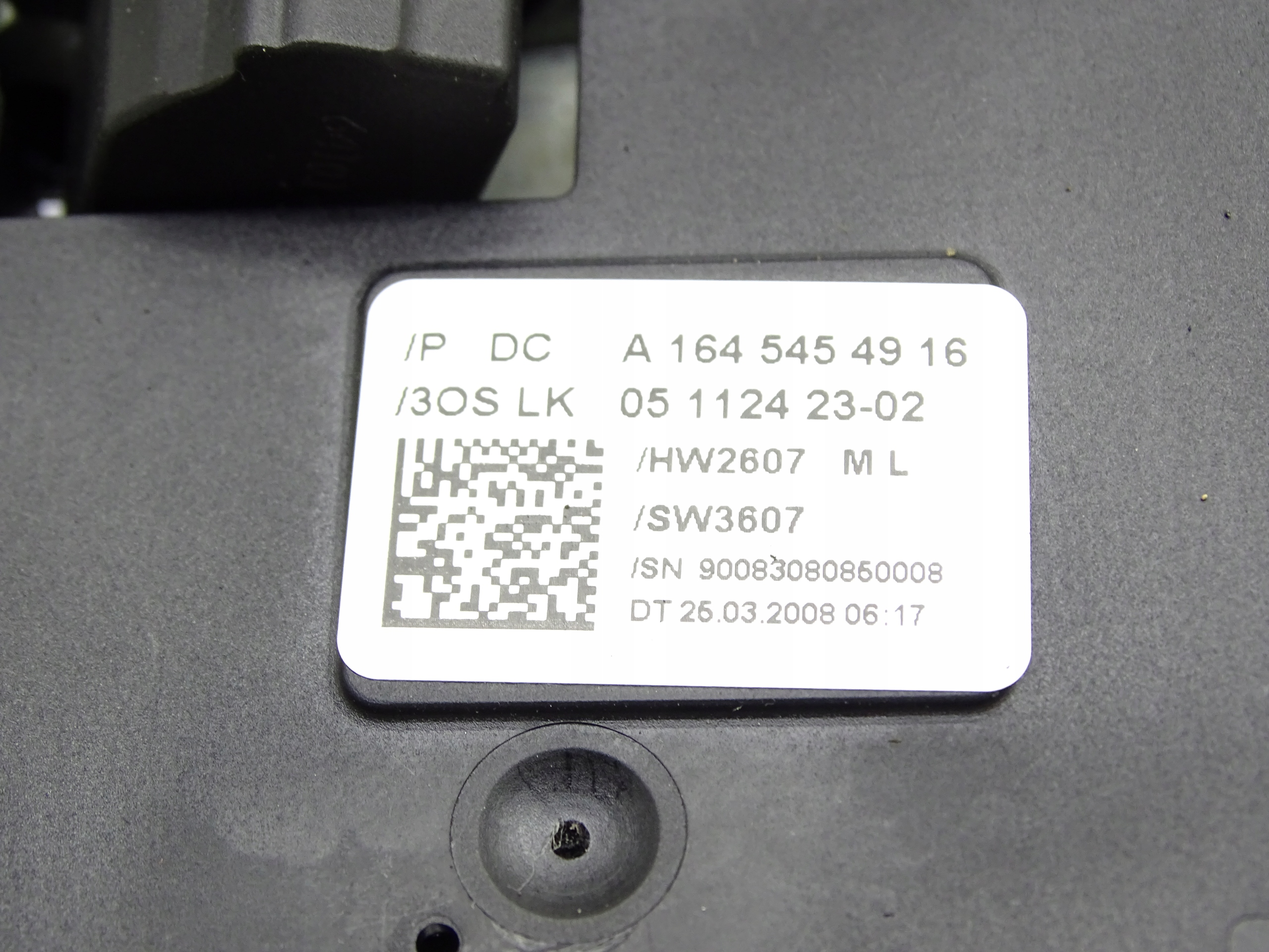 ring + switch control MERCEDES GL X164 A1645403645