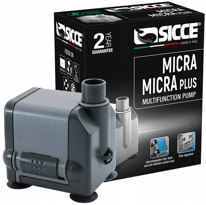 Levně Sicce Micra Plus Multifunkční čerpadlo 600 l/h 6,5 W