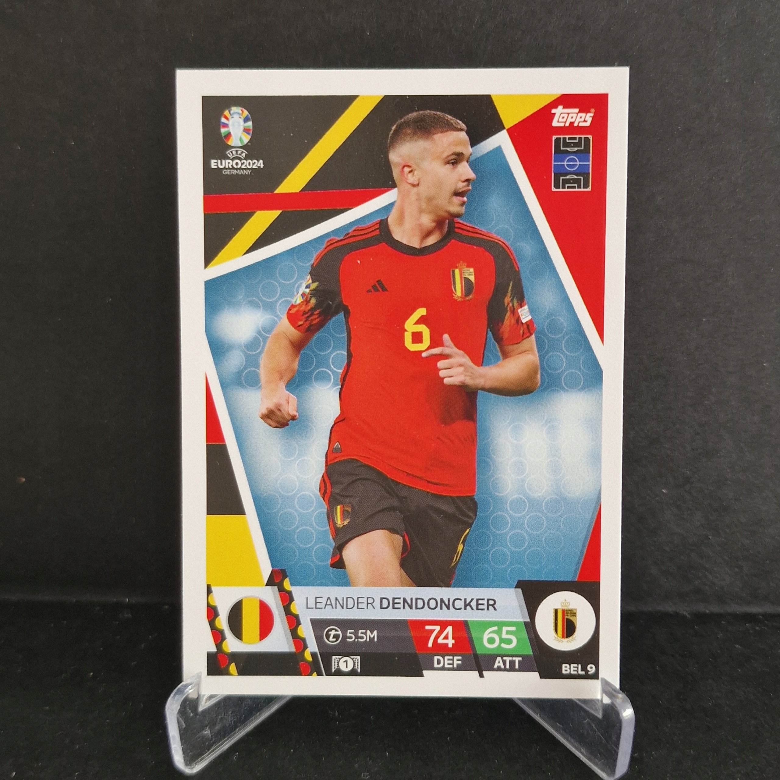 2024 Euro Topps Match Attax Dendoncker Belgia /EU5