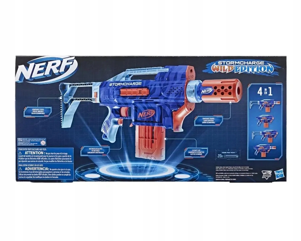 Nerf Elite 2.0 STORMCHARGE PISTOLET wyrzutnia automatyczna strzałki F7376 Marka NERF